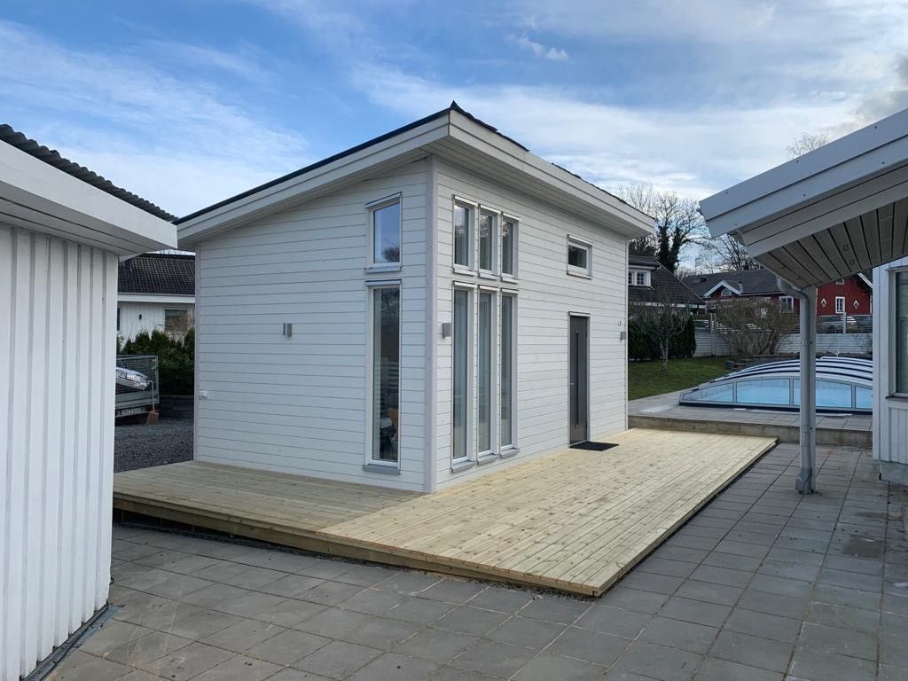 Modernt Attefallshus 25 kvm med loft – Årehuset 25 Modern