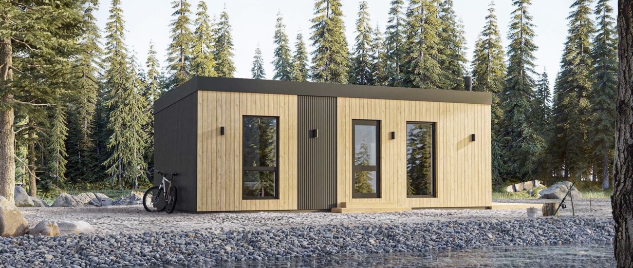 Nyckelfärdigt modernt attefallshus från Årehuset
