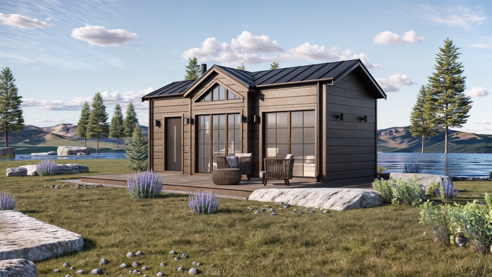 Saltsjöhus 30 Traditionell klassiskt attefallshus i naturnära miljö