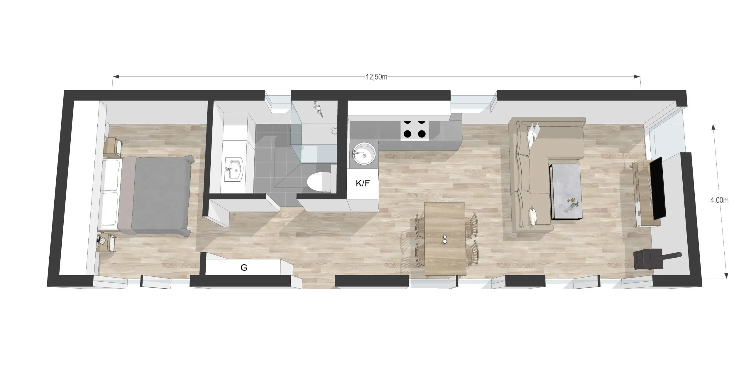 Saltsjöhus 50 3D-vy